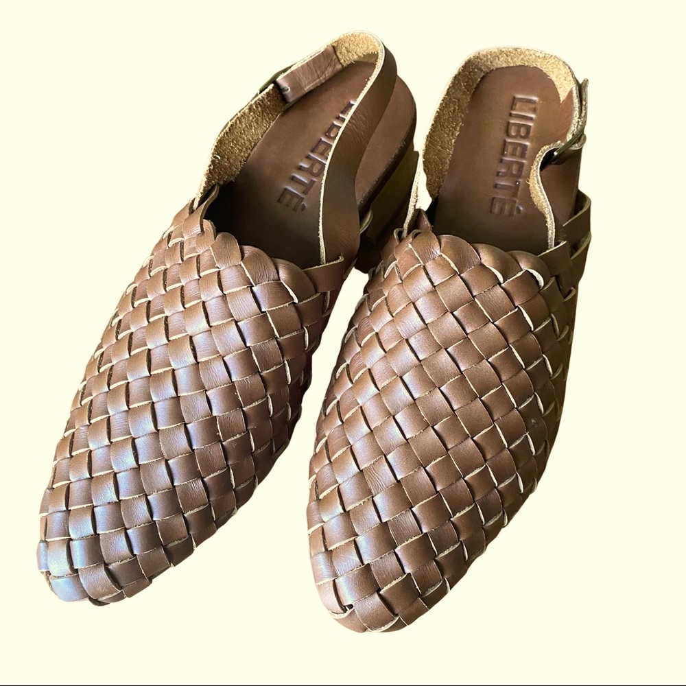 LIBERTE leather Covered Bondi mules - sold out - size 9